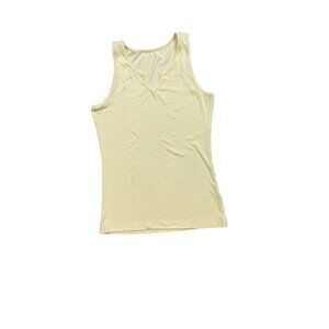 Tank Top Woman Summer Sleeveless V Neck Fitted Ribbed Racerback XL